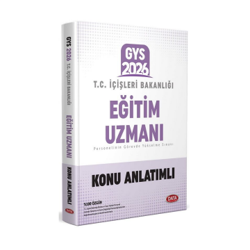Data Yayınları 2026 GYS İçişleri Bakanlığı Eğitim Uzmanı Konu Anlatımlı Görevde Yükselme Sınavı