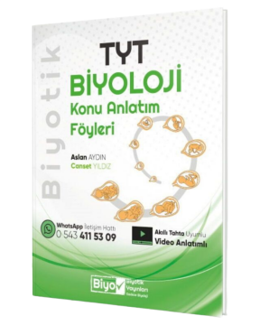 Biyotik Yayınları TYT Biyoloji Konu Anlatım Föyleri