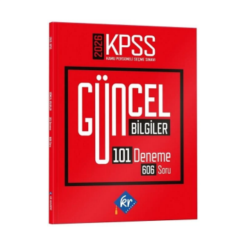 KR Akademi 2026 KPSS Güncel Bilgiler 101 Deneme