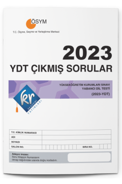 2023 YDT Çıkmış Sorular Tıpkı Basım Kitapçığı KR Akademi Yayınları