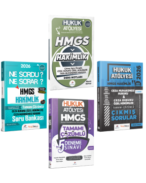Dizgi Kitap 2026 Hukuk Atölyesi HMGS Sınavı Çıkmış Soru Örnekli Ceza Hukuku Özel Hükümler Ceza Muhakemesi Hukuku Ders Notları & Soru Bankası & Ceza Hukuku Özel Hükümler Ceza Muhakemesi Hukuku Çıkmış Sorular & Deneme Seti
