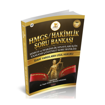 Savaş Yayınları HUKAL HMGS-HAKİMLİK İdari Yargılama Hukuku Soru Bankası