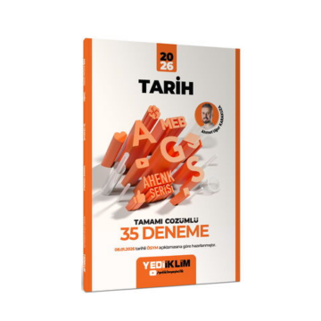 2026 Meb-Ags Ahenk Tarih Tamamı Çözümlü 35 Deneme (08.01.2026 değişikliğine göre) Yediiklim Yayınları