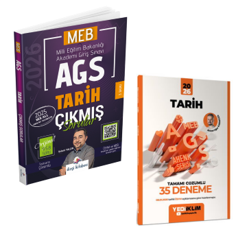 Dizgi Kitap 2026 MEB AGS Tarih Çıkmış Sorular & MEB AGS Tarih 35 Deneme Yediiklim Seti