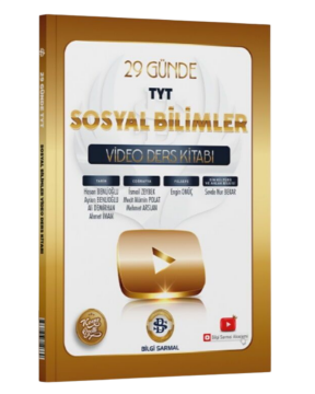 Bilgi Sarmal Yayınları TYT Sosyal Bilimler 29 Günde Video Ders Kitabı