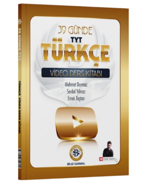 Bilgi Sarmal Yayınları TYT Türkçe 39 Günde Video Ders Kitabı