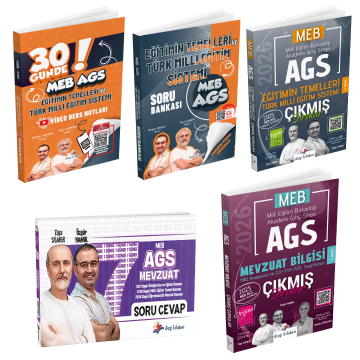 Dizgi Kitap 2026 MEB AGS 30 Günde Eğitimin Temelleri Türk Milli Eğitim Sistemi ve Mevzuat Kazandıran 5'li Set Ziya Sümer Özgür Hamal