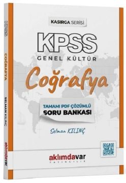 Aklımdavar KPSS Coğrafya Kasırga Soru Bankası PDF Çözümlü - Selman Kılınç Aklımdavar Yayıncılık