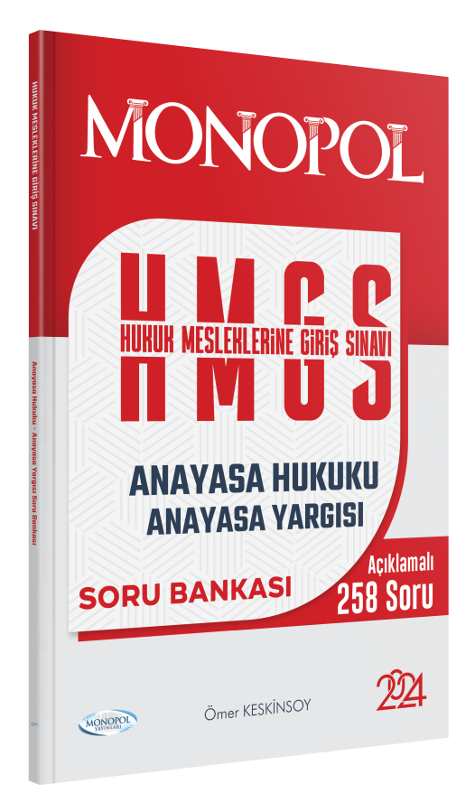 2024 Hmgs Anayasa Hukuku Anayasa Yargısı Soru Bankası Monopol Yayınları