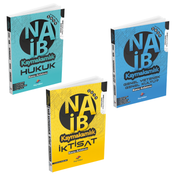 Dizgi Kitap NAİB Kaymakamlık Konu Anlatımı Seti 4.Baskı 2023(Hukuk-İktisat-GY/GK)