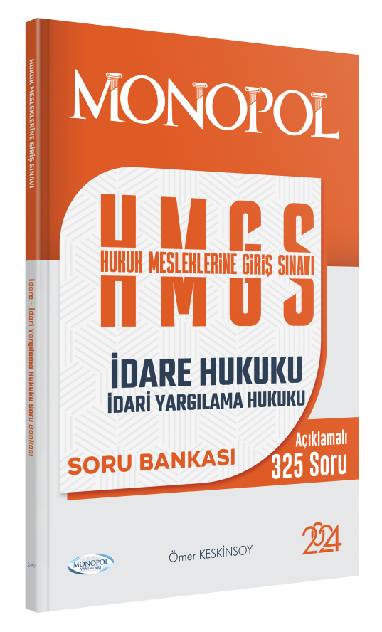 2024 Hmgs İdare Hukuku İdari Yargılama Hukuku Soru Bankası Monopol Yayınları