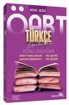 Türkçecim TV ÖABT MEB-AGS Türkçe Öğretmenliği Dört Temel Beceri, Çocuk Edebiyatı, Dil Bilimi, Dil Bilgisi Konu Anlatımı - Mehmet Uzun, Ali Özbek, Fatma Özbek Türkçecim TV Yayınları - İADESİZ