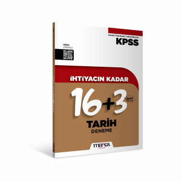 Marka Yayınları KPSS İhtiyacın Kadar Tarih 19 Deneme Sınavı