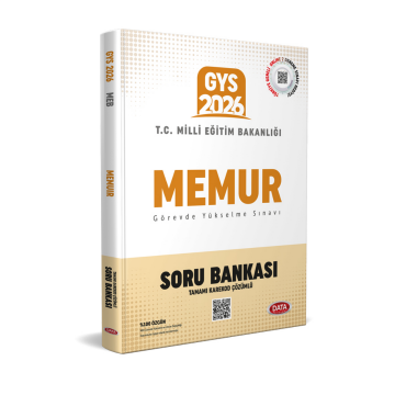 Data Yayınları 2026 Milli Eğitim Bakanlığı Memur GYS Soru Bankası - Karekod Çözümlü