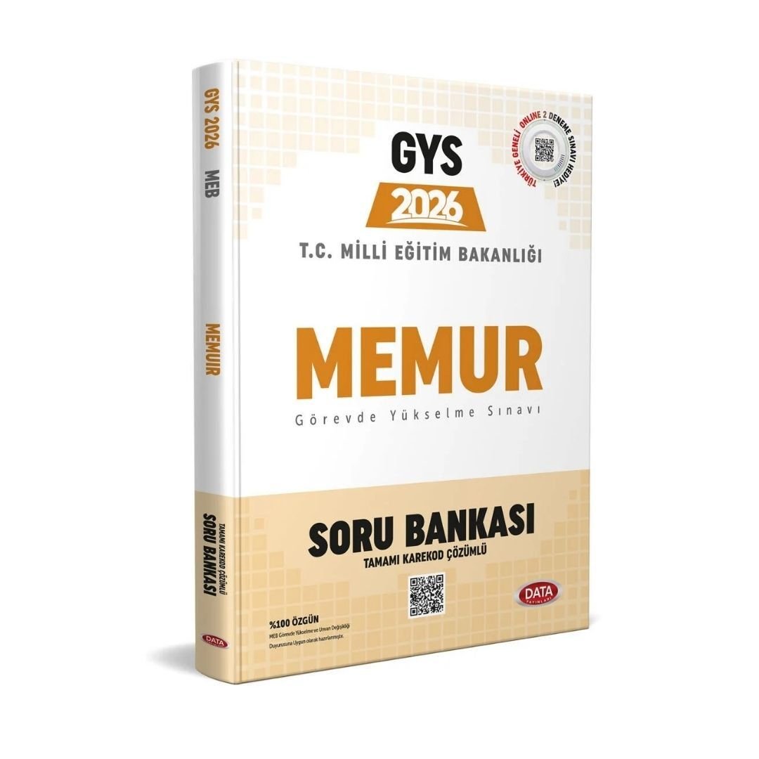 Milli Eğitim Bakanlığı Memur GYS Soru Bankası - Karekod Çözümlü Data Yayınları