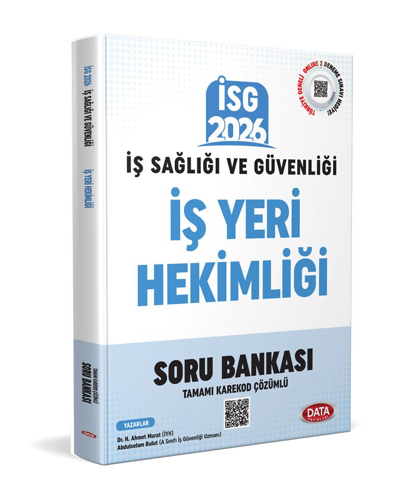 İş Sağlığı Güvenliği (İsg) İş Yeri Hekimliği Tamamı Karekod Çözümlü Soru Bankası Data Yayınları