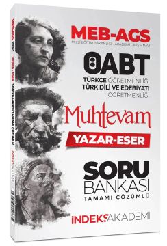 İndeks Akademi ÖABT Türkçe-Türk Dili Edebiyatı Muhtevam Yazar Eser Soru Bankası Çözümlü İndeks Akademi Yayıncılık