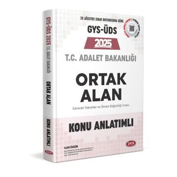 Adalet Bakanlığı GYS-ÜDS Ortak Alan Konu Anlatımlı Data Yayınları