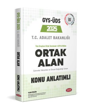 Adalet Bakanlığı Gys-Üds Ortak Alan Konu Anlatımlı Data Yayınları