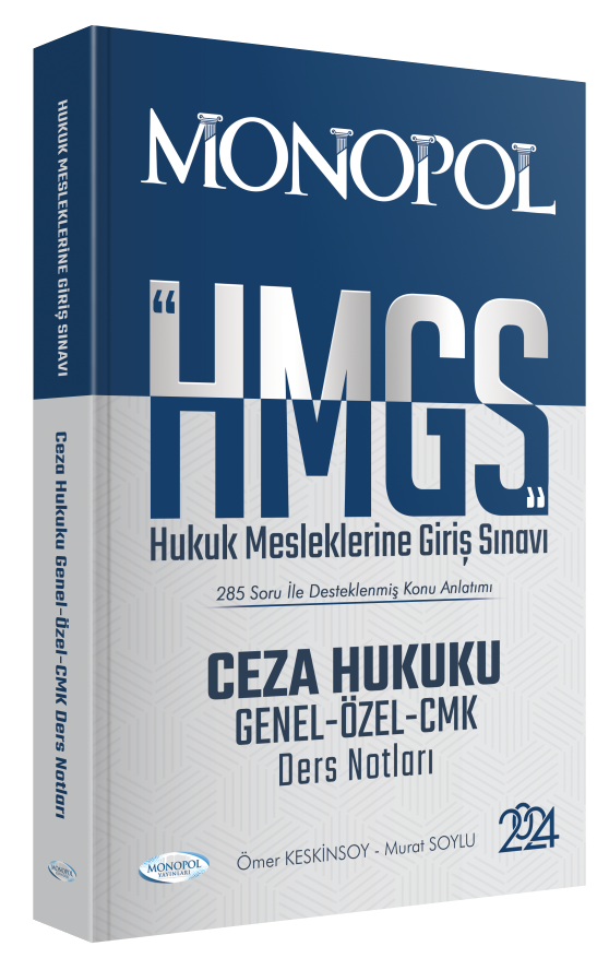 2024 Hmgs Ceza Hukuku Genel–Özel–Cmk Ders Notları Monopol Yayınları