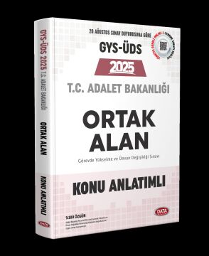 Adalet Bakanlığı Gys-Üds Ortak Alan Konu Anlatımlı Data Yayınları