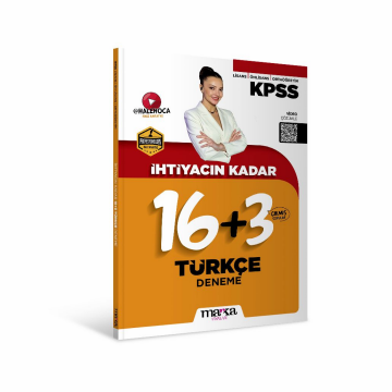 Marka Yayınları KPSS İhtiyacın Kadar Hale Hoca Türkçe 19 Deneme Sınavı