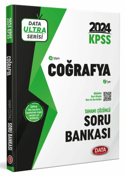 DATA KPSS 2024 ULTRA SERİ COĞRAFYA ÇÖZÜMLÜ SORU BANKASI