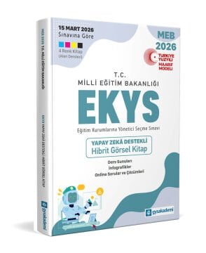 GYS Akademi Yayınları 2026 MEB EKYS Yapay Zeka Destekli Hibrit Görsel Kitap Ders Notları