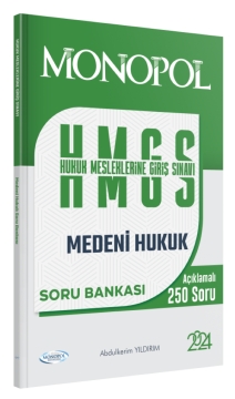 2024 Hmgs Medeni Hukuk Soru Bankası Monopol Yayınları