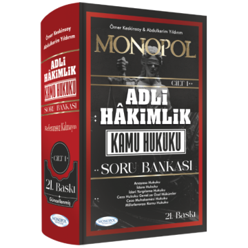 Monopol Yayınları Adli Hakimlik Kamu Hukuku Soru Bankası