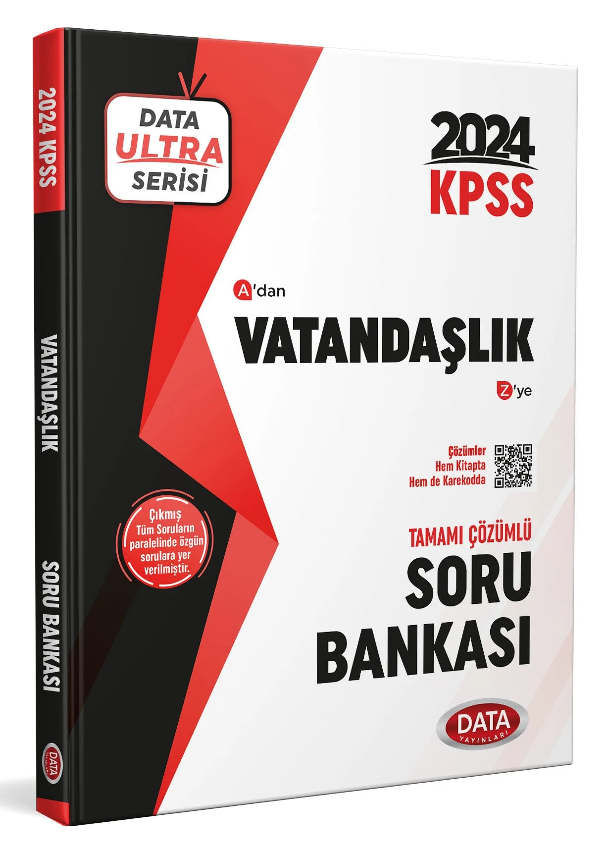 DATA KPSS 2024 ULTRA SERİ VATANDAŞLIK ÇÖZÜMLÜ SORU BANKASI