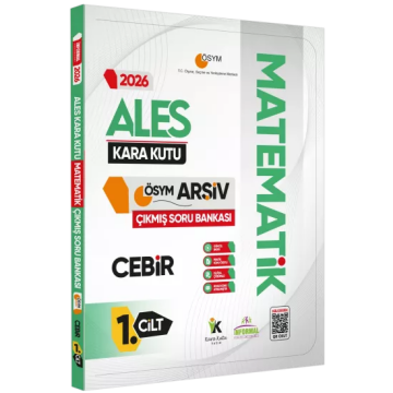 2026 ALES MATEMATİK Kara Kutusu 1.Cilt CEBİR ÖSYM Çıkmış Soru Bankası Konu Özetli Dijital Çözümlü İnformal Yayınları