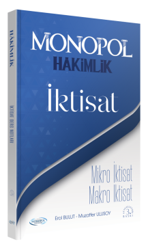 2024 İdari Hakimlik İktisat Ders Notları 3. Baskı Monopol Yayınları