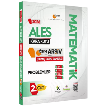 2026 ALES MATEMATİK Kara Kutusu 2.Cilt PROBLEMLER ÖSYM Çıkmış Soru Bankası Özetli Dijital Çözümlü İnformal Yayınları
