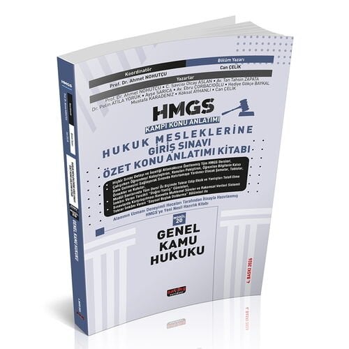 HMGS Özet Konu Anlatımı Genel Kamu Hukuku Savaş Yayınları