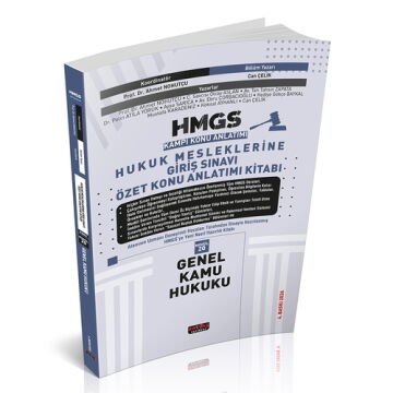 HMGS Özet Konu Anlatımı Genel Kamu Hukuku Savaş Yayınları