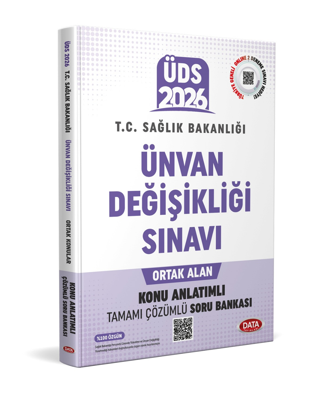 T.C. Sağlık Bakanlığı Unvan Değişikliği Sınavı Ortak Konular Konu Anlatımlı Soru Bankası - Karekod Çözümlü Data Yayınları