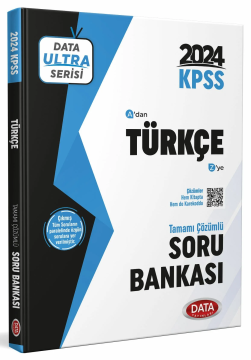 DATA KPSS 2024 ULTRA SERİ TÜRKÇE ÇÖZÜMLÜ SORU BANKASI