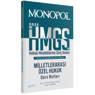HMGS Milletlerarası Özel Hukuk Ders Notları Monopol Yayınları