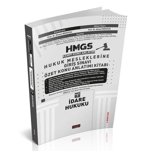 HMGS Özet Konu Anlatımı İdare Hukuku Savaş Yayınları