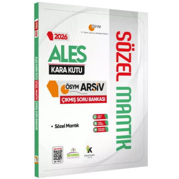 2026 ALES SÖZEL MANTIK Kara Kutu ÖSYM Çıkmış Soru Havuzu Bankası Konu Özetli Dijital Çözümlü İnformal Yayınları