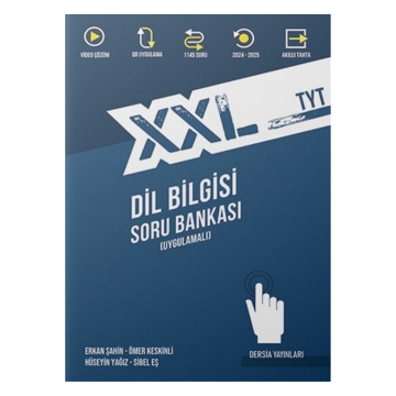Dersia Yayınları TYT Türkçe XXL Dil Bilgisi Soru Bankası Güncel Baskı