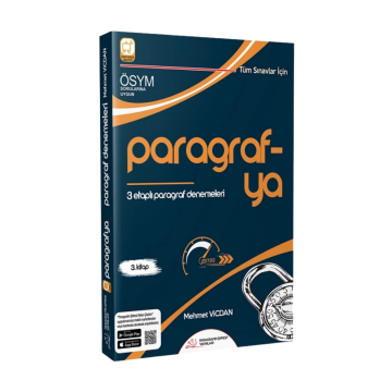 Paragrafın Şifresi Tüm Sınavlar İçin Paragrafya 3 Etaplı Paragraf Denemeleri