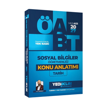 Yediiklim Yayınları 2027 MEB-AGS ÖABT Sosyal Bilgiler Öğretmenliği Tarih Konu Anlatımı - Yasin Korkut