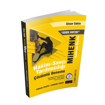 Savaş Yayınları Soru Avcısı MİHENK Hakim Savcı Yardımcılığı 5 Deneme Tamamı Çözümlü - Sinan Sakin
