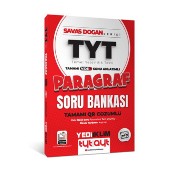 Yediiklim Yayınları 2027 TYT Savaş Doğan Serisi Tamamı Video Konu Anlatımlı ve QR Çözümlü Paragraf Soru Bankası