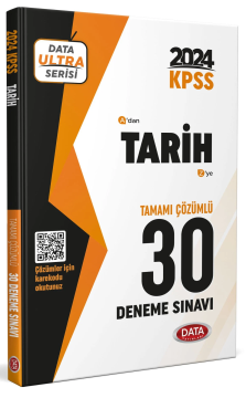 KPSS Tarih 30 Deneme Sınavı 2024