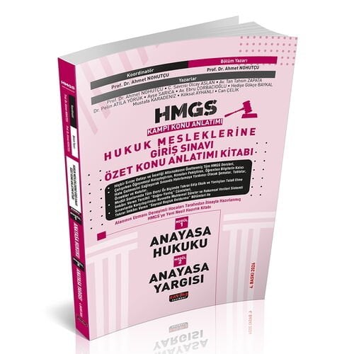 HMGS Özet Konu Anlatımı Anayasa Hukuku Anayasa Yargısı Savaş Yayınları