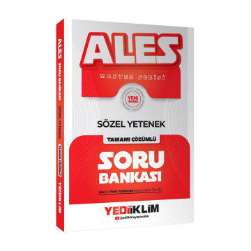 Yediiklim Yayınları 2027 ALES Sözel Yetenek Tamamı Çözümlü Soru Bankası
