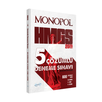 Monopol Yayınları 2026 HMGS 5 Deneme Sınavı Çözümlü